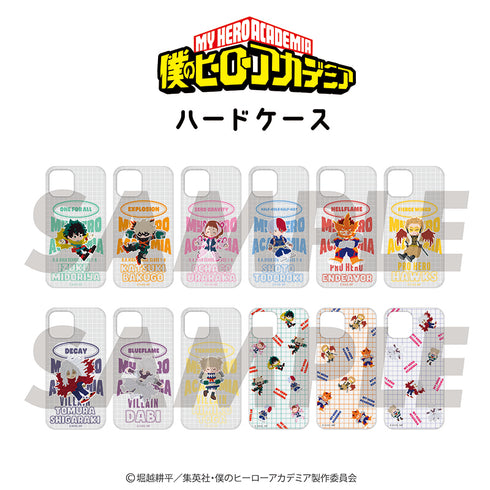 『僕のヒーローアカデミア』全機種対応ハードタイプスマホケース 12.集合 C